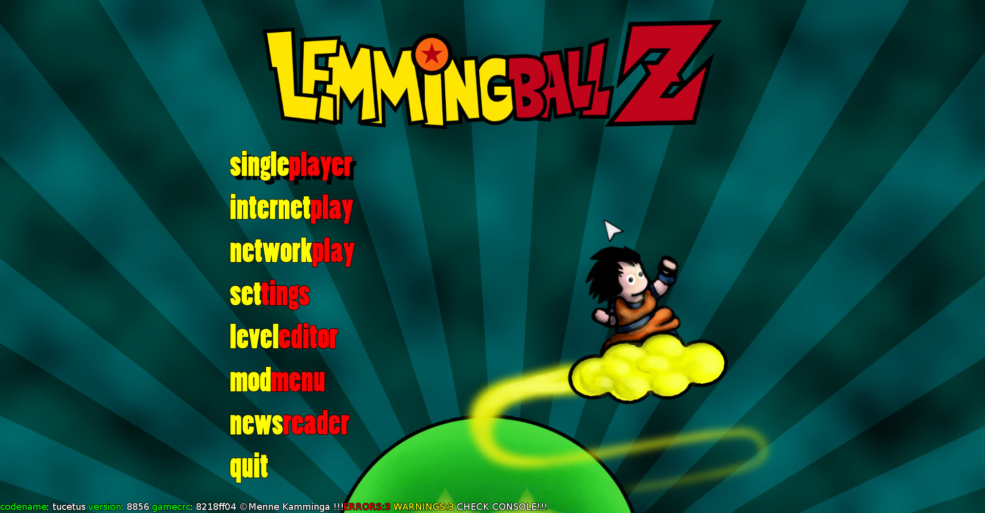 Lemmingball Z  HOLARSE - Spielen unter Linux