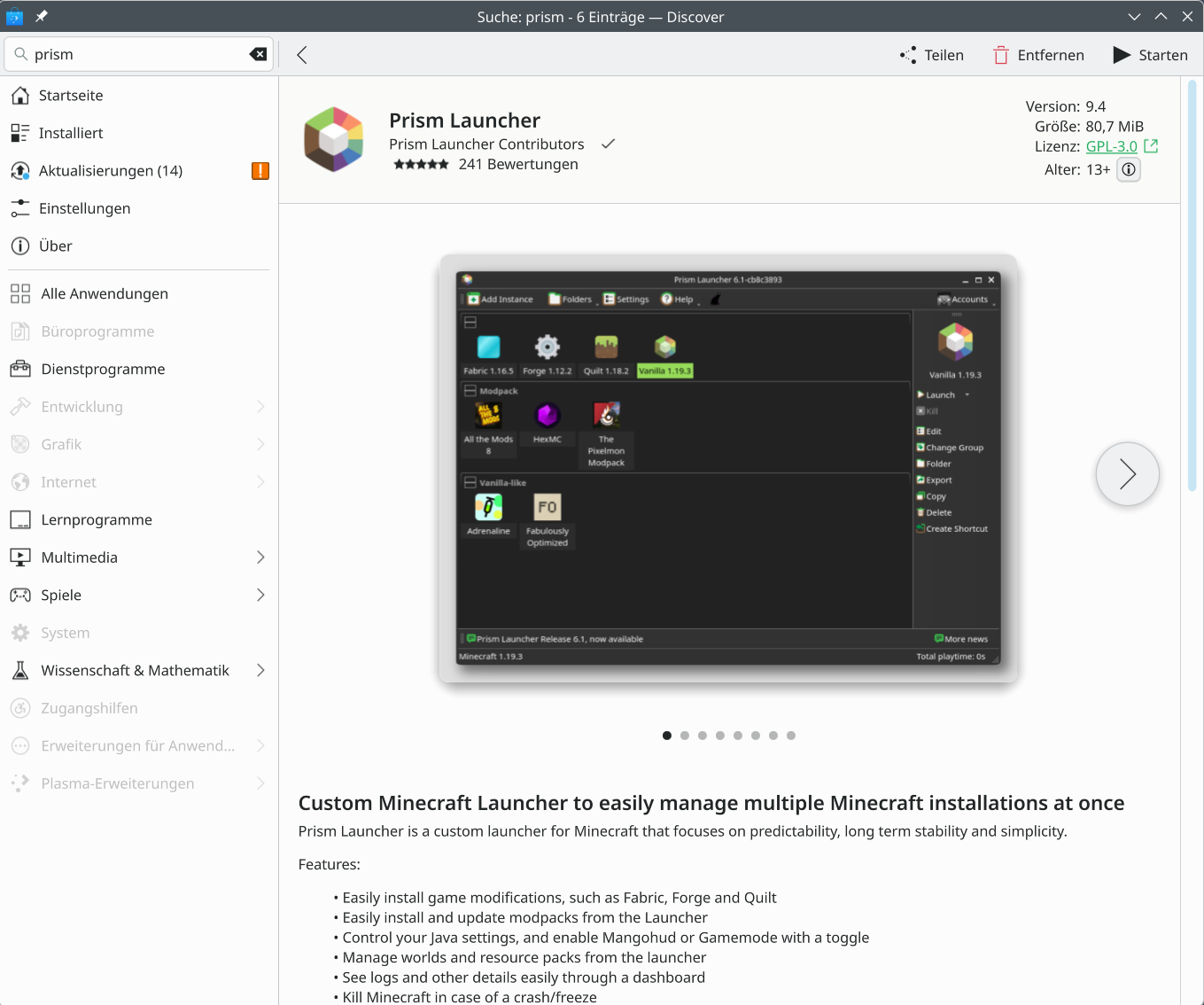 prismlauncher-in-kde-discover.png
